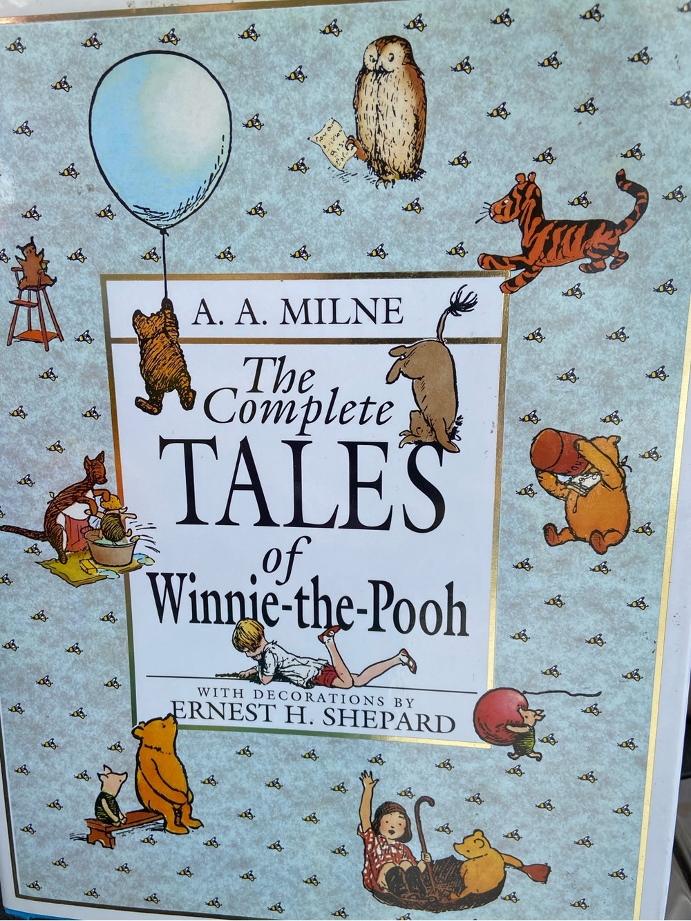 Winnie the Pooh A.A. Milne Complete Tales Winnie-the-Pooh hardcover book Tigger